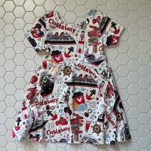 Colorful Nautical/Castaway Disney dress